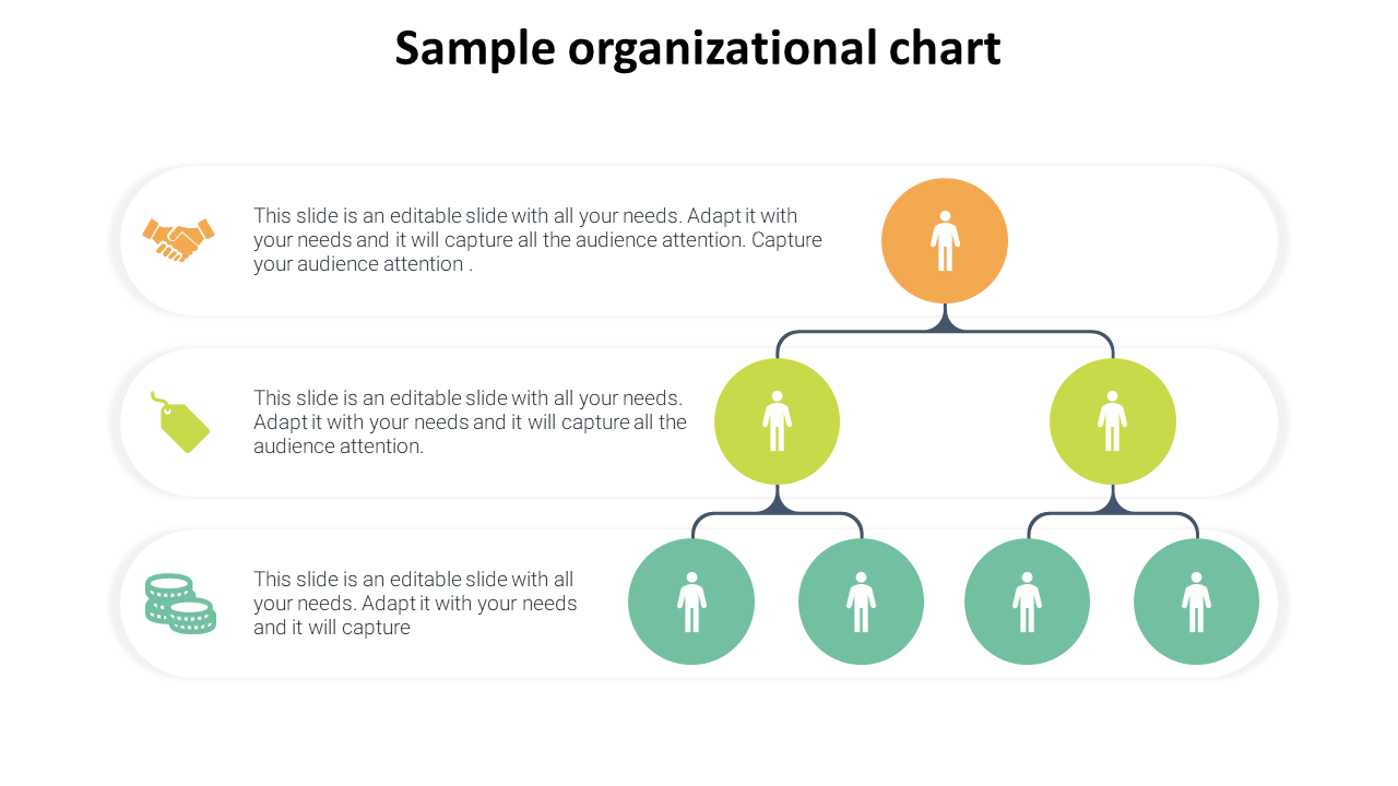 Free - Multicolor Sample Organizational Chart Model Designs